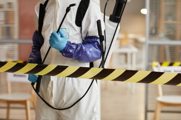 Professional Sewage Cleanup technician working in Mountain Home, ID